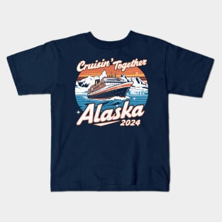 Alaska Cruise 2024 Cruisin Together Kids T-Shirt